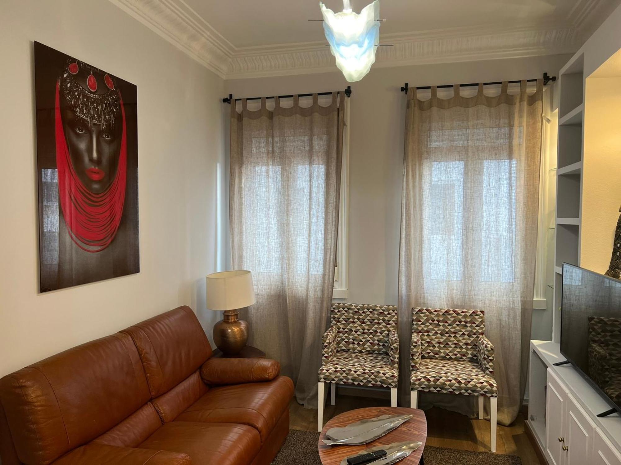 Amplio Y Centrico Piso Con Patio. Appartement A Coruña Buitenkant foto